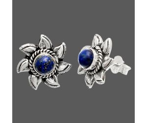 Lapis Lazuli Stud Earrings SDE83800 E-1246, 5x5 mm