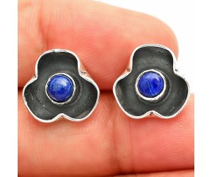 Lapis Lazuli Stud Earrings SDE83833 E-1247, 5x5 mm