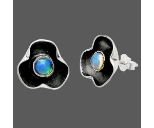Ethiopian Opal Stud Earrings SDE83842 E-1247, 5x5 mm