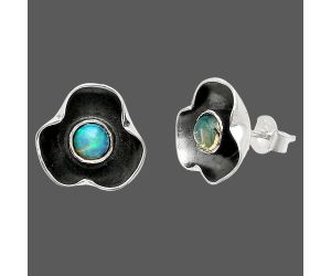 Ethiopian Opal Stud Earrings SDE83845 E-1247, 5x5 mm