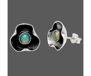 Ethiopian Opal Stud Earrings SDE83846 E-1247, 5x5 mm