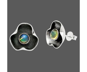 Ethiopian Opal Stud Earrings SDE83847 E-1247, 5x5 mm
