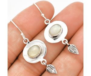 Srilankan Moonstone Earrings SDE83943 E-1230, 6x8 mm