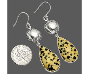 Dalmatian Earrings SDE84307 E-1077, 14x24 mm