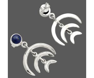 Lapis Lazuli Earrings SDE84365 E-1249, 6x6 mm