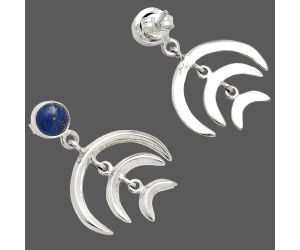 Lapis Lazuli Earrings SDE84367 E-1249, 6x6 mm