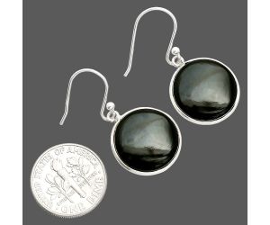 Black Onyx Earrings SDE84501 E-1001, 16x16 mm