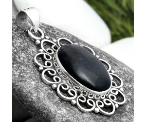Natural Silver Obsidian Pendant SDP103341 P-1699, 12x17 mm