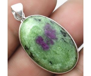 Natural Ruby Zoisite - Africa Pendant SDP103817 P-1001, 18x27 mm
