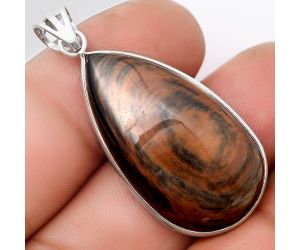 Natural Hypersthene - Canada Pendant SDP105777 P-1001, 18x32 mm