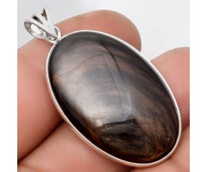 Natural Hypersthene - Canada Pendant SDP105809 P-1001, 22x34 mm