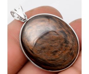 Natural Hypersthene - Canada Pendant SDP105826 P-1001, 23x27 mm
