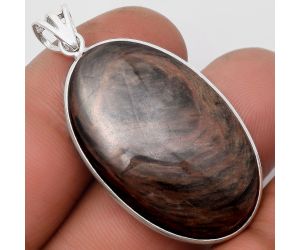 Natural Hypersthene - Canada Pendant SDP105870 P-1001, 20x33 mm