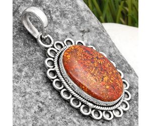 Natural Red Moss Agate Pendant SDP106979 P-1214, 13x18 mm