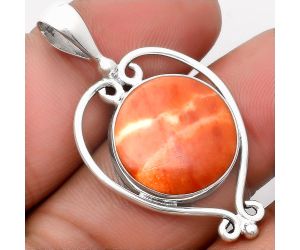 Natural Red Mookaite Pendant SDP107134 P-1285, 18x18 mm