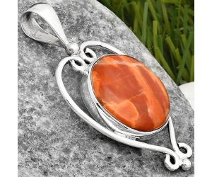 Natural Red Mookaite Pendant SDP107158 P-1285, 17x17 mm
