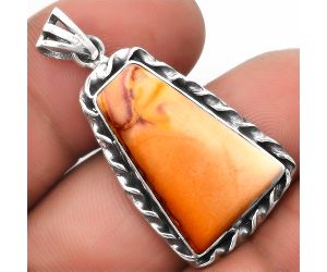 Natural Red Mookaite Pendant SDP108006 P-1081, 15x23 mm