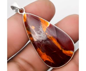 Natural Red Mookaite Pendant SDP108651 P-1001, 23x42 mm