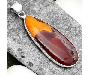 Natural Red Mookaite Pendant SDP108675 P-1001, 16x36 mm