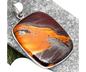 Natural Red Mookaite Pendant SDP108742 P-1001, 30x36 mm