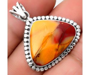 Natural Red Mookaite Pendant SDP108915 P-1052, 17x22 mm