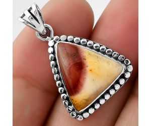 Natural Red Mookaite Pendant SDP108938 P-1052, 15x16 mm