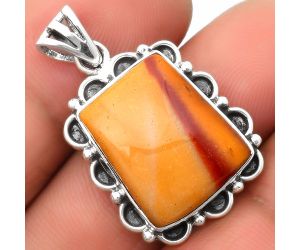Natural Red Mookaite Pendant SDP108982 P-1080, 15x18 mm