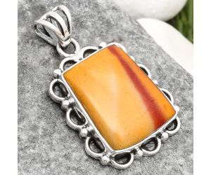 Natural Red Mookaite Pendant SDP108982 P-1080, 15x18 mm