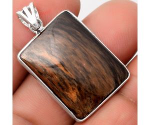 Natural Hypersthene - Canada Pendant SDP109305 P-1001, 20x26 mm