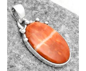 Natural Red Mookaite Pendant SDP109916 P-1349, 14x22 mm