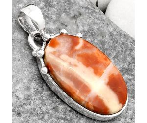 Natural Red Mookaite Pendant SDP109920 P-1349, 15x23 mm