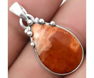 Natural Red Mookaite Pendant SDP109944 P-1349, 15x22 mm