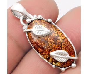 Natural Red Moss Agate Pendant SDP110167 P-1226, 13x23 mm