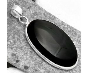Natural Obsidian Eye Pendant SDP110559 P-1001, 21x33 mm