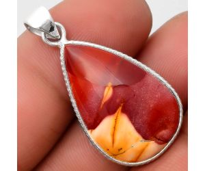 Natural Red Mookaite Pendant SDP110673 P-1053, 17x27 mm