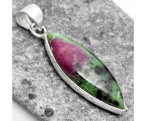 Natural Ruby Zoisite - Africa Pendant SDP110774 P-1053, 10x27 mm