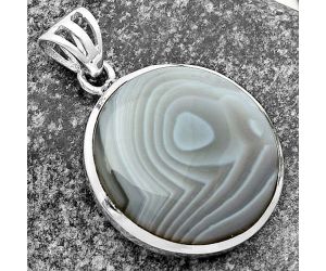 Natural Banded Onyx Pendant SDP111119 P-1002, 21x21 mm