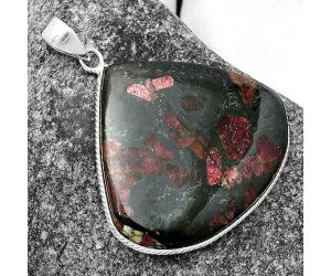 Natural Russian Eudialyte Pendant SDP112370 P-1053, 36x40 mm