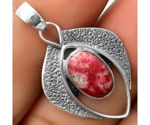 Southwest Style - Pink Thulite - Norway Pendant SDP113002 P-1402, 8x12 mm