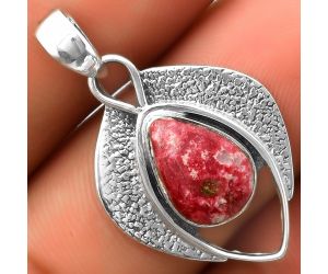 Southwest Style - Pink Thulite - Norway Pendant SDP113004 P-1402, 8x12 mm
