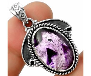 Super 23 Amethyst Mineral From Auralite 23 Pendant SDP114318 P-1091, 13x19 mm