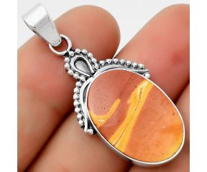 Natural Red Mookaite Pendant SDP115283 P-1092, 15x22 mm