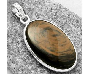 Natural Hypersthene - Canada Pendant SDP118318 P-1001, 18x28 mm