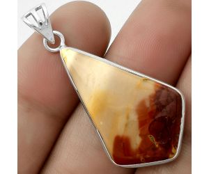 Natural Red Mookaite Pendant SDP119110 P-1001, 19x32 mm