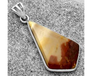 Natural Red Mookaite Pendant SDP119110 P-1001, 19x32 mm
