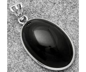 Natural Obsidian Eye Pendant SDP119129 P-1001, 16x26 mm