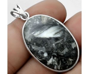 Natural Mexican Cabbing Fossil Pendant SDP122838 P-1001, 20x31 mm
