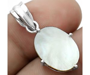 Natural Mother Of Pearl Pendant SDP123328 P-1013, 12x16 mm