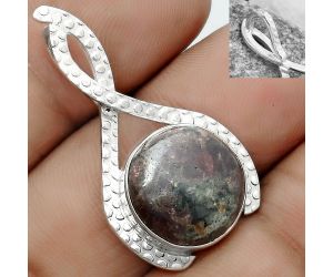 Natural Russian Eudialyte Pendant SDP123818 P-1549, 14x14 mm