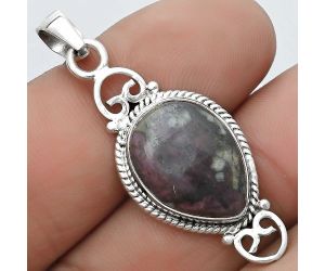 Natural Russian Eudialyte Pendant SDP124050 P-1696, 13x18 mm